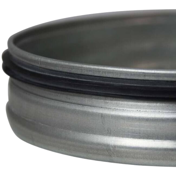 Enddeckel mit Dichtung für Wickelfalzrohr Ø 150mm