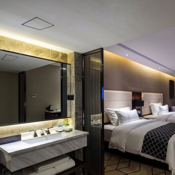 SQUARE - einbaubares rahmenloses Ventil - Ø125mm - ZU- & ABFUHR