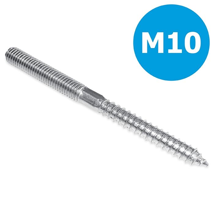 Zapfen verzinkt mit Torx - M10 - L = 80mm - pro Stück