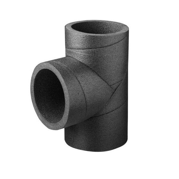 Isoliertes Rohrsystem T-Stück 90° – Ø 125 mm 