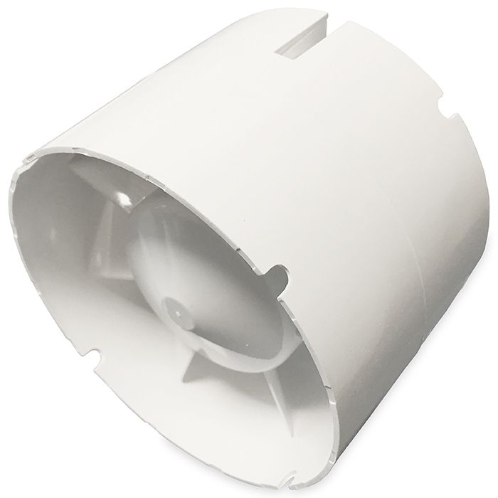 Blauberg TUBO125-T Rohreinschubventilator – 195 m3/h – Einschub IN 125-mm-Kanal – MIT TIMER