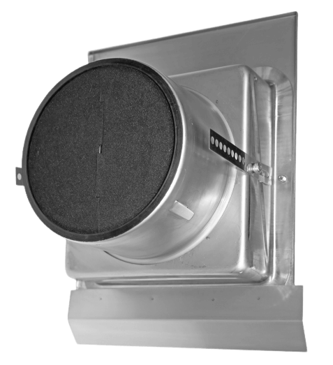 Design Fassadenabdeckung PREMIUM LINE - SIGMA - Ø 125 mm - Edelstahl