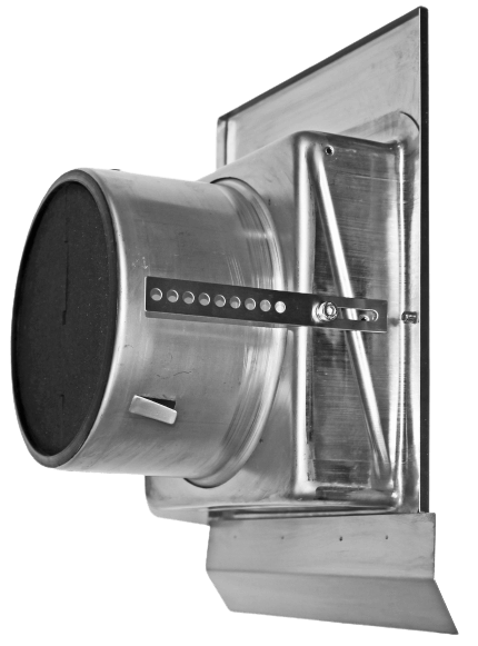 Design Fassadenabdeckung PREMIUM LINE - SIGMA - Ø 125 mm - Edelstahl