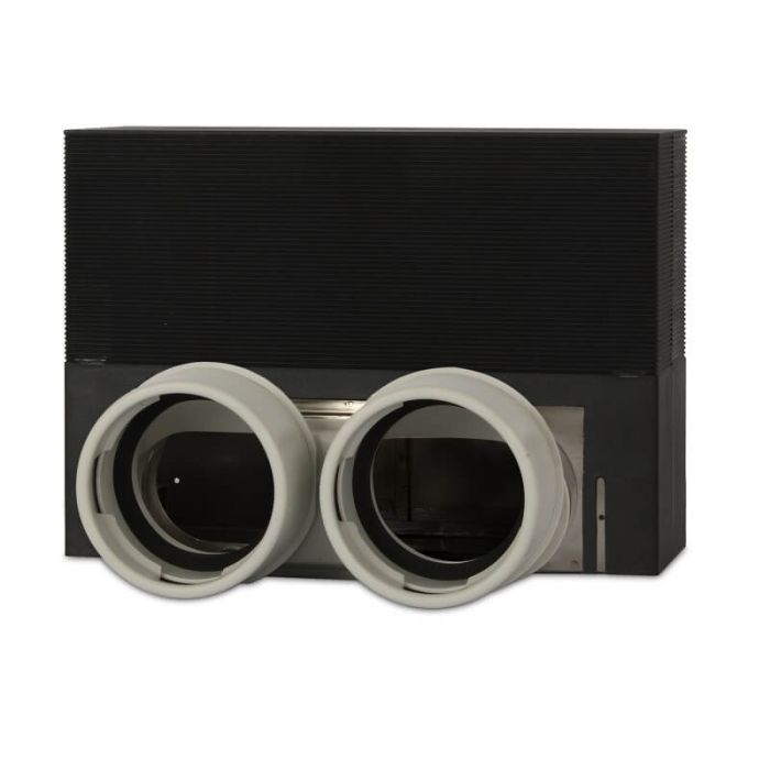 Vent-Axia Uniflexplus + Bodenanschlussgehäuse 2x Ø 90 mm