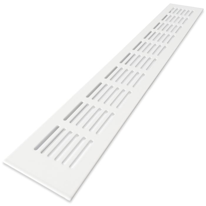 Lüftungsstreifen Aluminium LxH 400 x 80mm (G61-4008W) - WEISS RAL9010