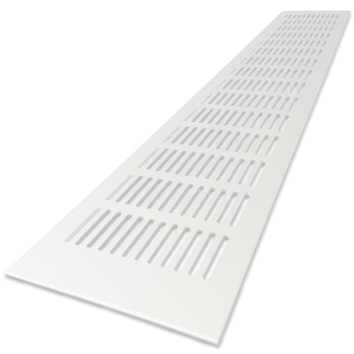 Lüftungsstreifen Aluminium LxH 400 x 100 mm (G61-4010W) WEISS RAL9010