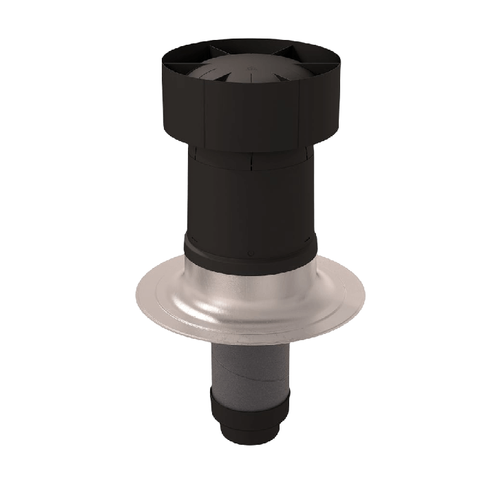 Ventus - Isolierter Dachdurchgang für Flachdach - Ø 150/160mm