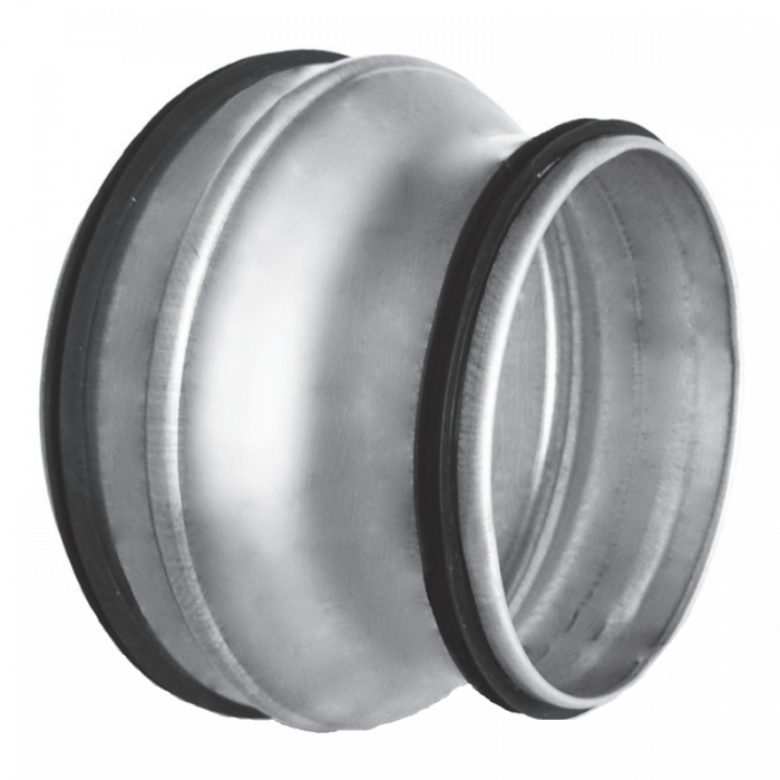 Reduzierstück für Wickelfalzrohr Ø 315 mm auf Ø 150 mm mit Dichtung Reduzierstück für Wickelfalzrohr Ø 315 mm auf Ø 150 mm mit Dichtung