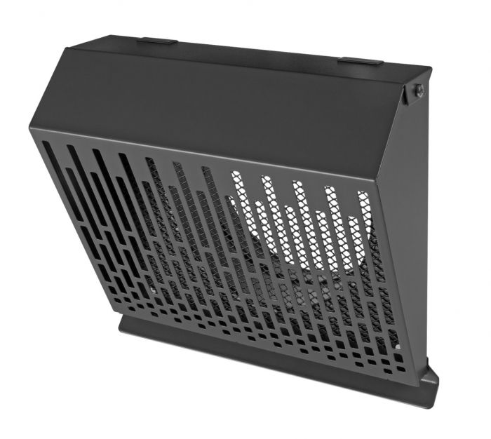 Whisper Luxe Design Wetterschutzgitter 100mm - Abluft - GRAPHITGRAU