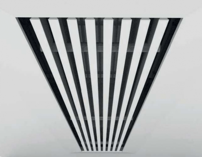 Einbaubare rahmenlose Wandgitter - 1000x100mm