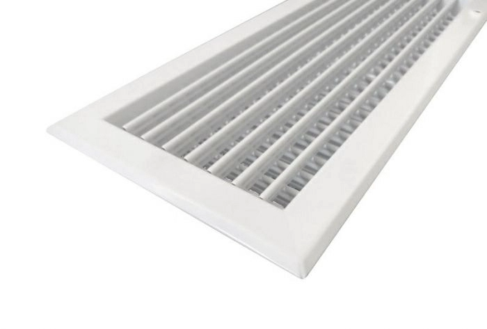 Wandgitter VTA-8110D (EINBAU) Stahl – 300 x 300 mm – mit verstellbaren Doppellamellen