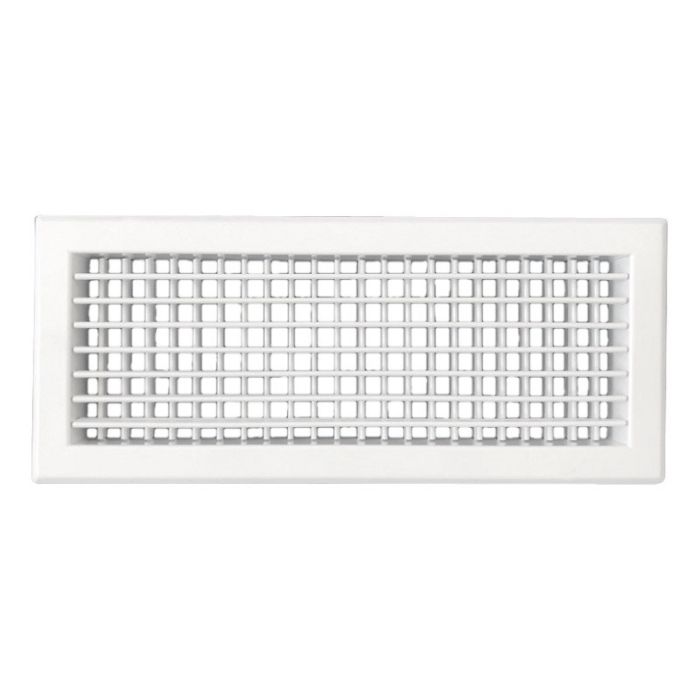 Wandgitter VTA-8110D (EINBAU) Stahl – 200 x 100 mm – mit verstellbaren Doppellamellen