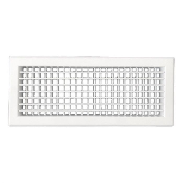Wandgitter VTA-8110D (EINBAU) Stahl – 400 x 150 mm – mit verstellbaren Doppellamellen
