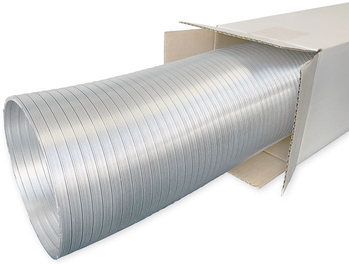 Semi-flexibler Aluminiumschlauch Ø 80 mm (Innenmaß) - PACKUNG zu je 3 Meter