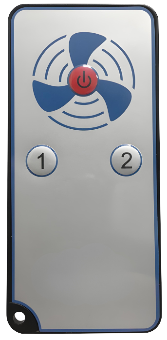 Kompakter dezentrale Lüftungsanlage - WRG-Ventilator HRV125P mit Wärmetauscher – 50 & 70 m3/h – inkl. Fernbedienung Kompakter dezentrale Lüftungsanlage - WRG-Ventilator HRV125P mit Wärmetauscher – 50 & 70 m3/h – inkl. Fernbedienung