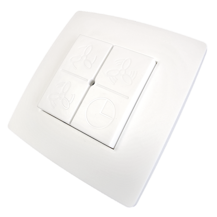 Whisper Green Line 250 - WTW - 250 m3/h - App-gesteuert - Wand- & Deckenmontage