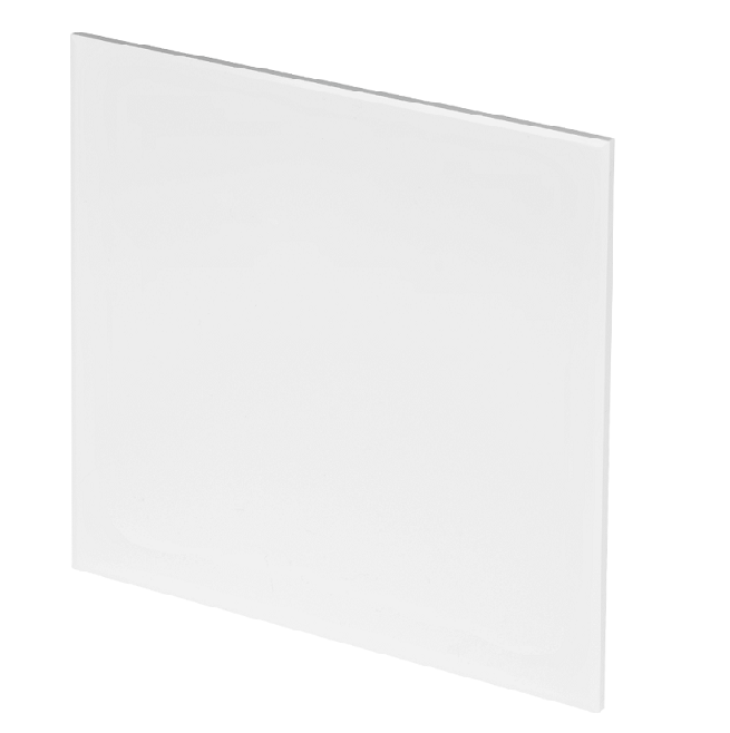 Whisper Pro-Design Badlüfter – mit Nachlauf + Feuchtigkeitssensor – Ø 125 mm – flacher Kunststoff – Weiß