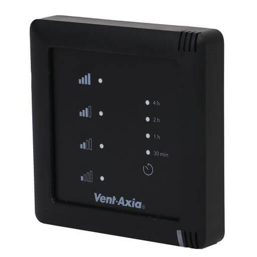 Vent-Axia Multihome SSU-WZ - 4-Stufen-Schalter - verkabelt (230V) - SCHWARZ