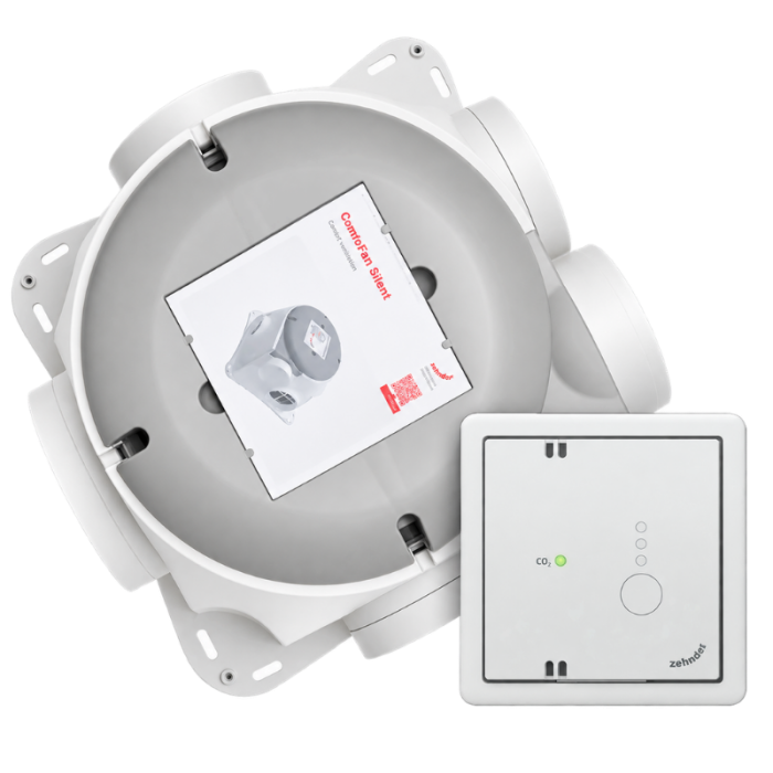 Zehnder Comfofan Silent Wohnhauslüfter + CO2 Sensor (Perilex) Zehnder Comfofan Silent Wohnhauslüfter + CO2 Sensor (Perilex)