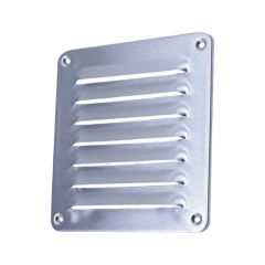 Aluminium Lüftungsgitter Aufbaumontage 155 x 155mm - *RVS 304*  (1-1616I)