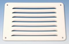 Aluminium Lüftungsgitter Aufbaumontage 215 x 150mm - WEISS (1-2115W)