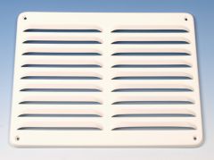 Aluminium Lüftungsgitter 245 x 195mm - WEISS (1-2520W)