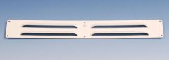 Aluminium-Lamellengitterrost Aufbaumontage 300 x 40mm - WEISS (1-3004W)