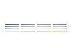 Aluminium-Lamellengitter Aufputz 500 x 90 mm – WEISS (1-5009W)