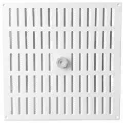 Abschließbares Schiebegitter Aluminium - Aufbaumontage 400 x 400 mm - weiß (3-4040W)