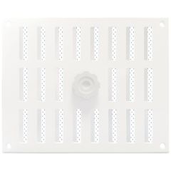 Abschließbares Schiebegitter Aluminium - Aufbaumontage 245 x 195mm - weiß (3-2520W)