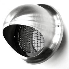 Rundes Gitter Ø 125mm aus Edelstahl mit grobmaschigem Draht – hohe Durchlässigkeit