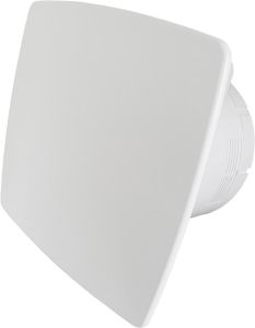  Whisper Pro-Design Badezimmerlüfter - Ø100mm - Ein/Aus – WEISS *Bold-Line*