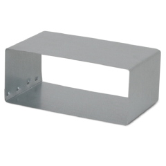 Rechteckiges Übergangsstück (Einguss) 220mm x 80mm Rechteckiges Übergangsstück (Einguss) 220mm x 80mm