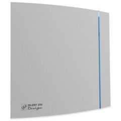 Design Badlüfter Soler & Palau Silent (200CRZ) - Ø 120mm - Mit Nachlauf (Silber)