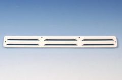 Aluminium-Lamellengitterrost Aufbaumontage 370 x 40mm - WEISS (1-3704W)