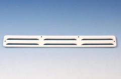 Aluminium-Lamellengitterrost Aufbaumontage 370 x 40mm - WEISS (1-3704W)