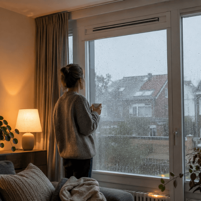 Bei feuchtem Wetter lüften: Schimmel vermeiden